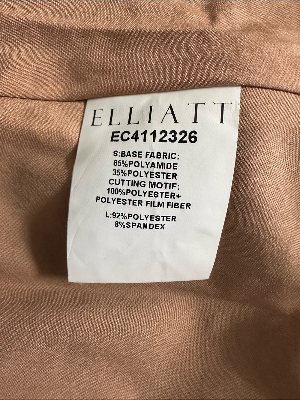 Elliatt Vespera floral jacquard flared babydoll dress with puff sleeves. Size M. - Picture 5 of 9